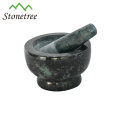 cheap price 20cm black color marble stone herb grinder